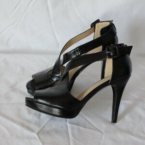 NINE WEST 6.5 platform sandal heel